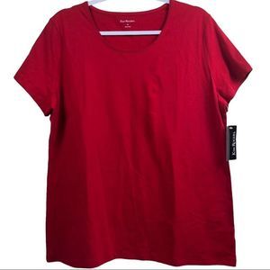 Red and  Blue Short Sleeve Tops Lot of 2